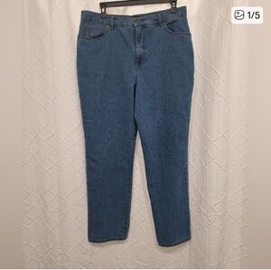 Basic Editions Blue Straight Leg Jeans 12 Short Light Denim Straight Leg